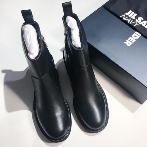 jil sander navy boots